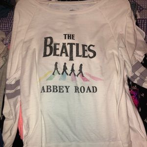 White Beatles shirt